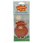 Highland Coo Cow Autumn Leaves Scented Air Freshener