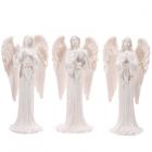 Cherubs and Angels - Tall Elegant White Standing Angel Figurine