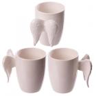 Dropship Mugs - Novelty Ceramic White Angel Wings Mug