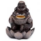 Dropship Incense Burners - Backflow Incense Burner - Peace of the East Wood Effect Lucky Buddha