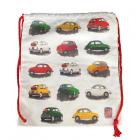 Dropship Stationery - Handy Drawstring Canvas Bag - Fiat 500 Repeat