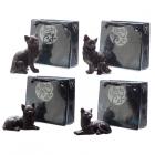 Cat Themed Gifts - Collectable Lucky Cat Figurine in Mini Gift Bag