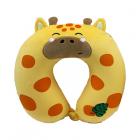 Relaxeazzz Plush Memory Foam Travel Pillow - Adoramals Raffi the Giraffe