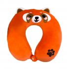 Relaxeazzz Plush Memory Foam Travel Pillow - Adoramals Ru the Red Panda