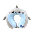 Relaxeazzz Plush Memory Foam Travel Pillow - Adoramals Archie the Shark