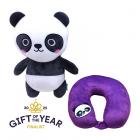 2-in-1 Swapseazzz Travel Pillow and Plush Toy - Adoramals Susu the Panda