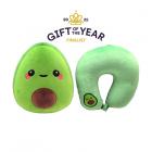 2-in-1 Swapseazzz Travel Pillow and Plush Toy - Foodiemals Pedro the Avocado