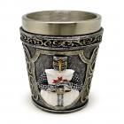 Decorative Shot Glass - Medieval White Knight