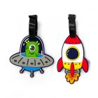 PVC Luggage Tag - Space Cadet