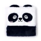 Fluffy Plush Notebook - Adoramals Panda