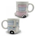 Collectable Shaped Ceramic Mug - Home Is Where You Park It Caravan