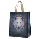 Reusable Shopping Bags - Guardian of the Fall Wolf Reusable Shopping Bag