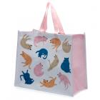 Recycled RPET Reusable Shopping Bag - Cat's Life