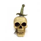 Dropship Skulls & Skeletons - Decorative Ornament - Skull Pierced with Sword