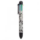 Dropship Stationery - Multi Colour Pen (6 Colours) - Panda