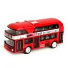 Pull Back Action Toy - Red City Bus