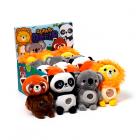 Novelty Toys - Queasy Squeezy Polyester Toy - Adoramals Zoo Mix 1