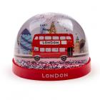 Collectable Snow Storm (Large) - London Souvenir London Bus