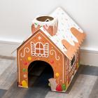 Dropship Christmas - Cardboard Cat Den Playhouse - Christmas Gingerbread House